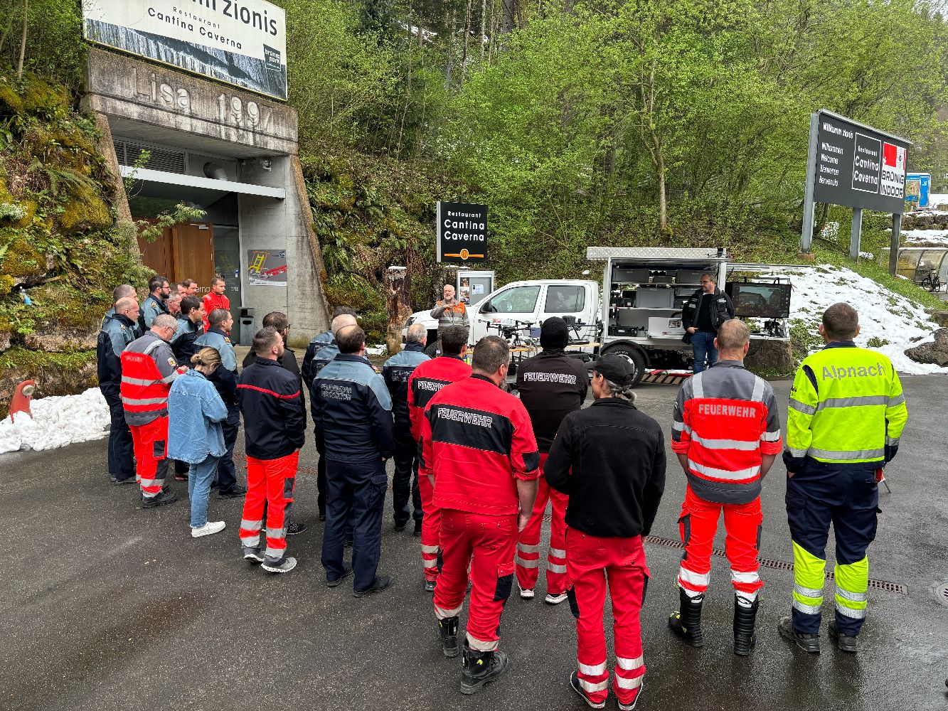 Kommandanten WBK vom 19.04.2024 der Ob- und Nidwaldner Feuerwehren in Lungern